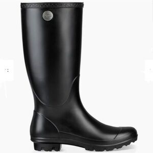 UGG Women's Matte Black Rain Boots